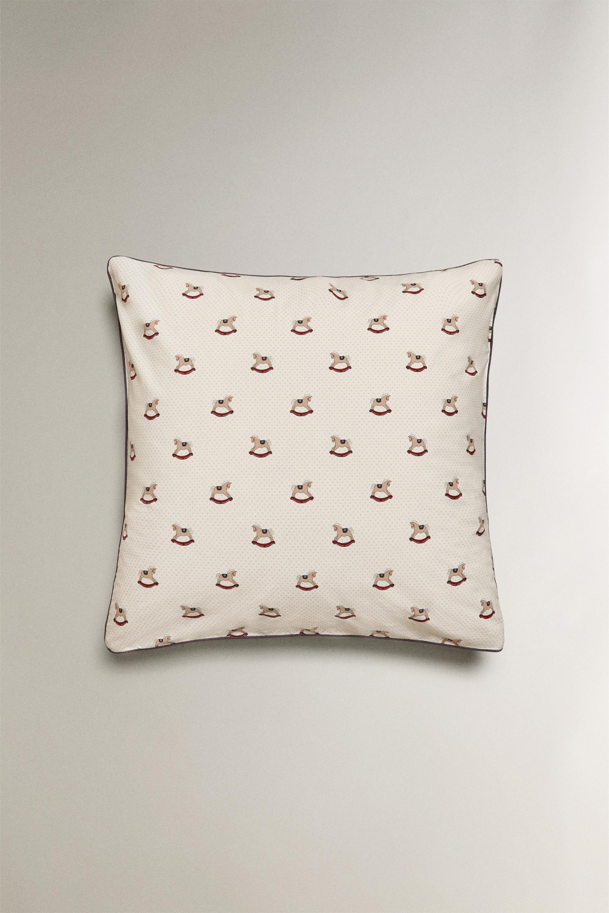 CHILDREN'S CHRISTMAS HORSE PILLOWCASE